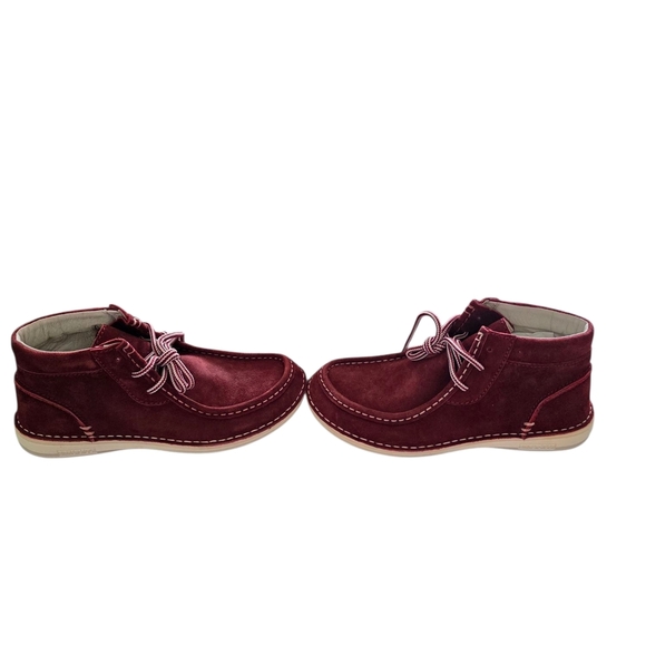 Birkenstock Pasadena Boots In Red Suede size 6.5 - Picture 5 of 8